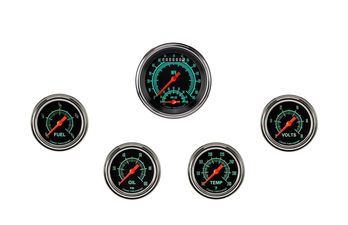 Classic Instruments G/Stock Five Gauge Set - GS335SLF