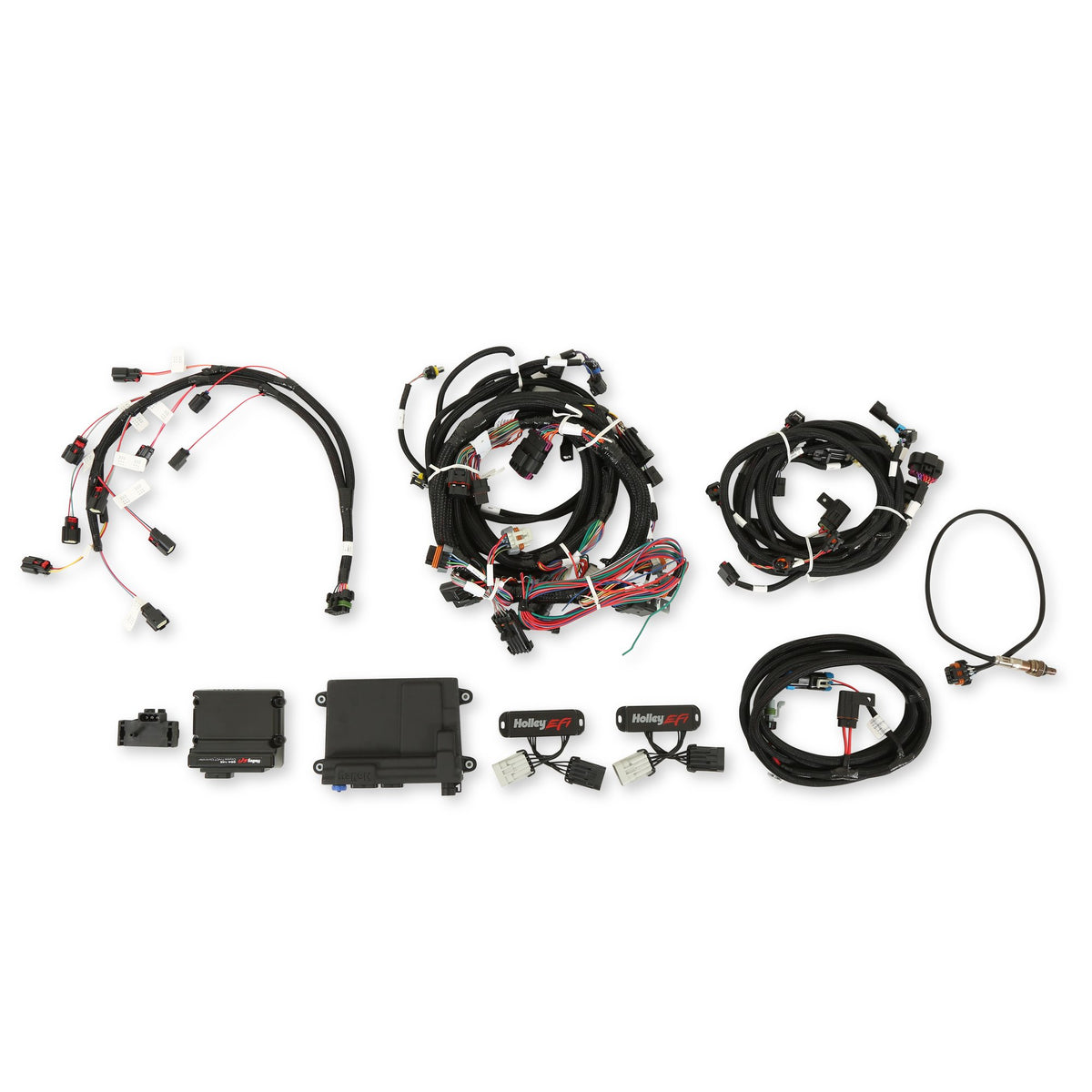 Holley EFI 2013-2015.5 Ford Coyote Ti-VCT HP EFI Kit, NTK O2, USCAR INJ - 550-625N