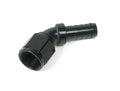 Earl’s Auto-Crimp Hose End - 45 Degree - Size -4 - Black - AT704604ERL