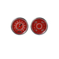 Classic Instruments V8 Red Steelie Two Gauge Set - V8RS52SLC