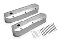 Holley Sniper Valve Cover - Fabricated Aluminum - Ford Small Block - Natural Anodized - 890012