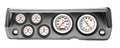 Classic Instruments 1970-76 Duster Velocity White Full Sweep Six Gauge Set Mopar - CDDU70VSW101BA