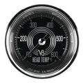 Classic Instruments V8 Speedster 2-1/8" Cylinder Head Temperature Gauge - V8SR197SLC