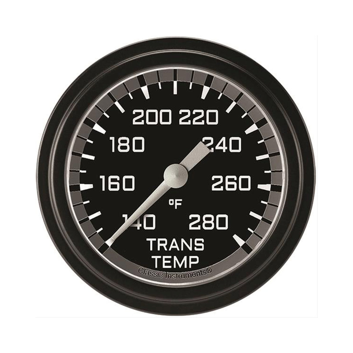 Classic Instruments Autocross Gray 2-5/8" Transmission Temperature Gauge - AX327GBLF