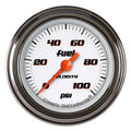 Classic Instruments Velocity White 2-1/8" Fuel Pressure Electric Gauge (100 PSI) - VS146WSLC