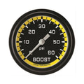Classic Instruments Autocross Yellow 2-5/8" Boost Gauge (60 PSI) - AX343YBLF