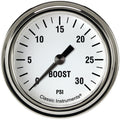 Classic Instruments White Hot 2-5/8" Boost Gauge (30 PSI) - WH342SLF