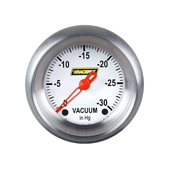 Classic Instruments Racepak 2-1/8" Vac 30 in HG White - 250-CI-140WA