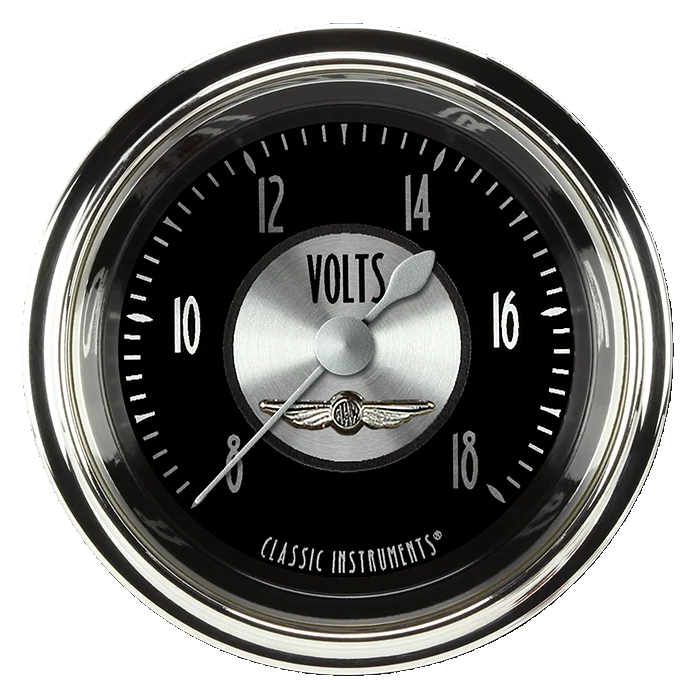 Classic Instruments All American Tradition 2-1/8" Volt Gauge - AT130SHC