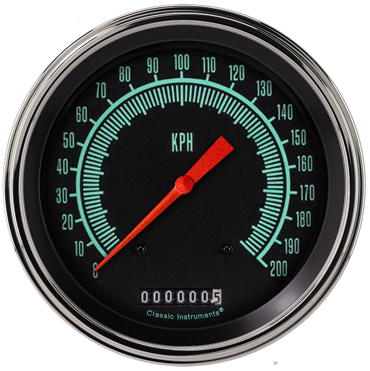 Classic Instruments G/Stock 4-5/8" Speedometer Gauge - GS58SLF