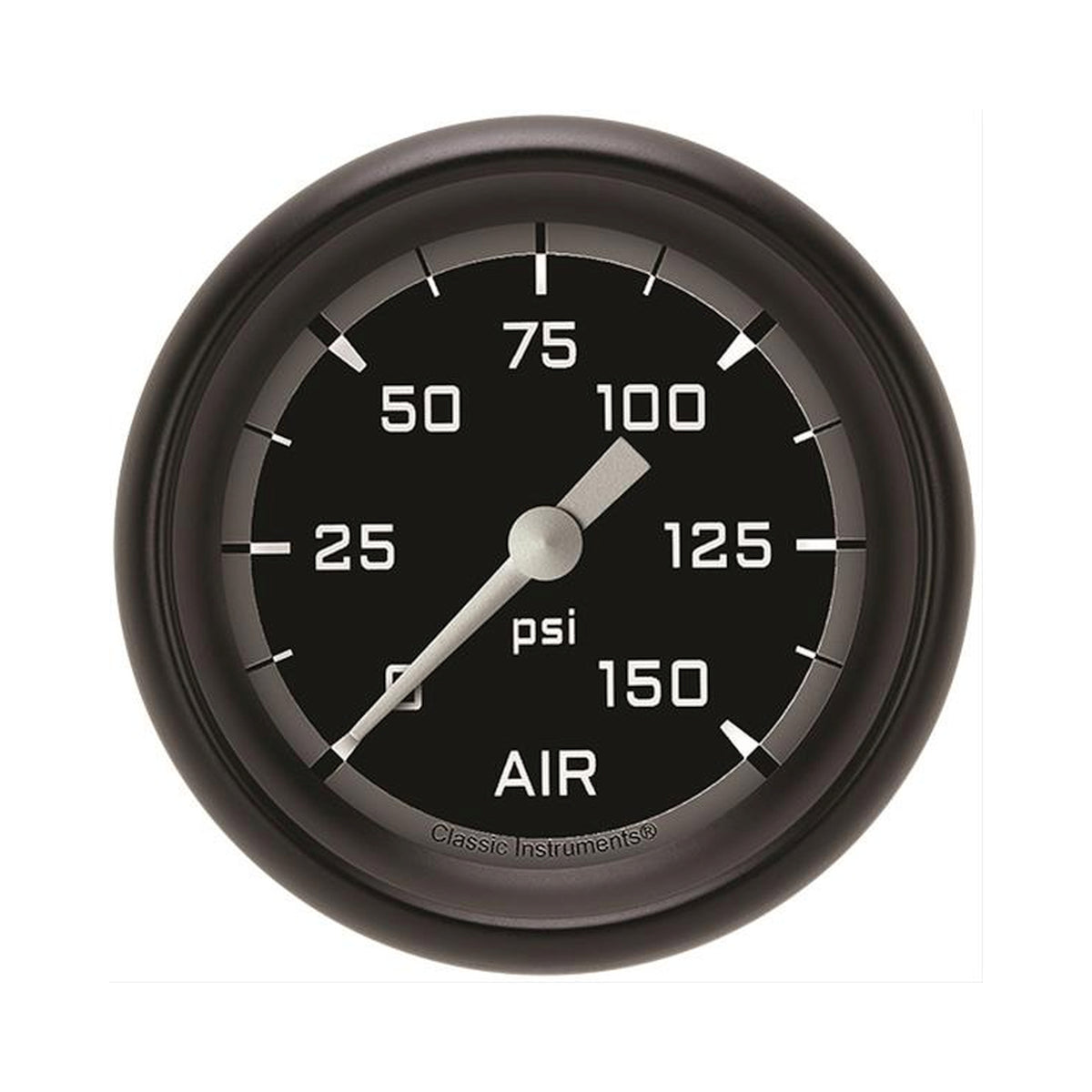 Classic Instruments Autocross Gray 2-5/8" Air Pressure Gauge - AX318GBPF