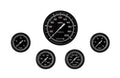 Classic Instruments AutoCross Gray Five Gauge Set - AX354GBLF