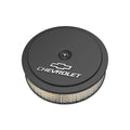 Holley GM Muscle Series Air Cleaner - Satin Black Machined - 120-212