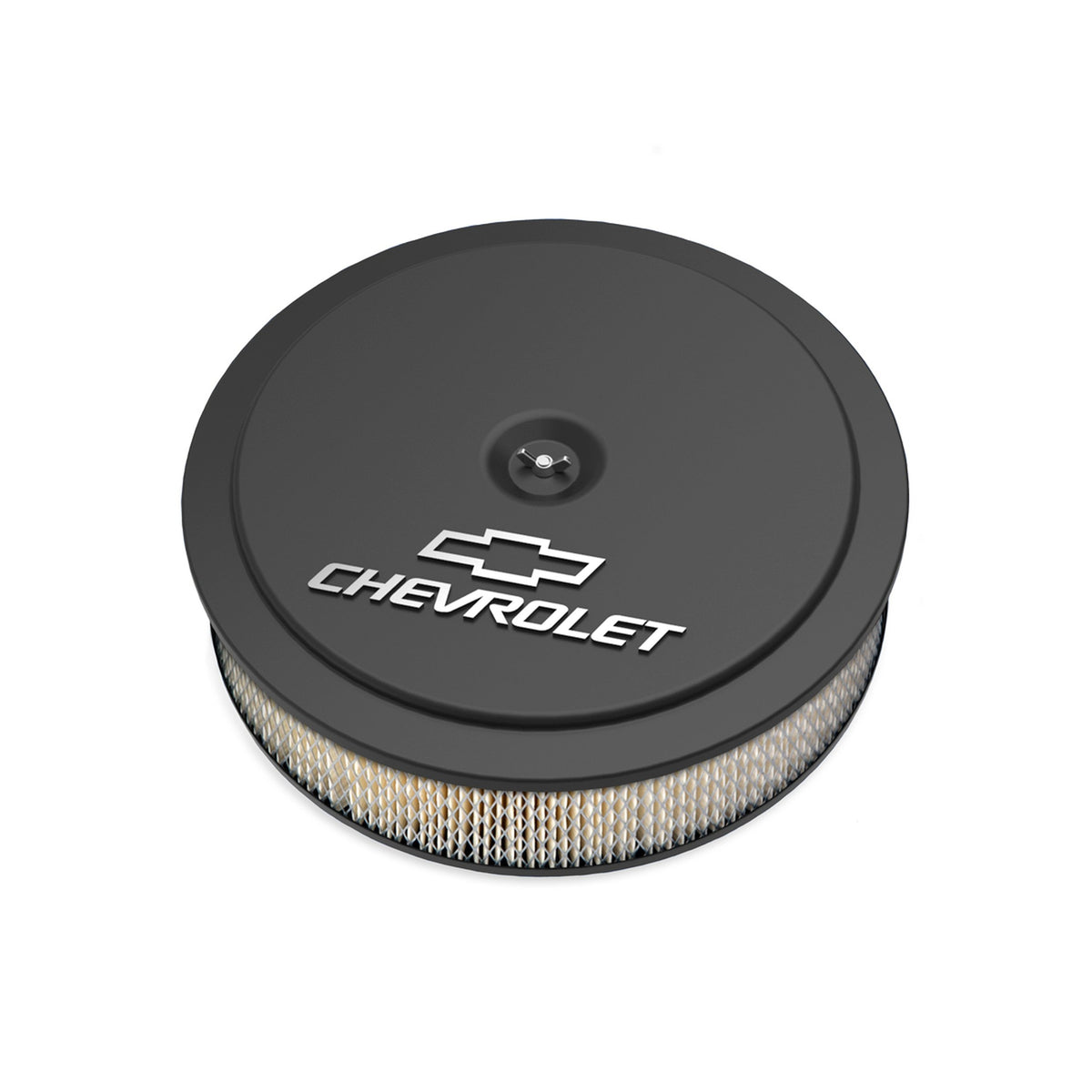 Holley GM Muscle Series Air Cleaner - Satin Black Machined - 120-212