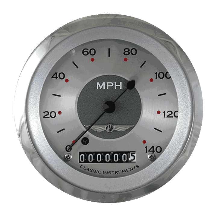 Classic Instruments All American 3" Speedometer Gauge (140 MPH) - AW55SLC