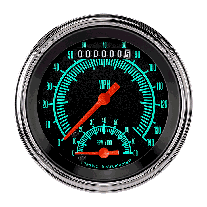 Classic Instruments G/Stock 3" Ultimate Speedometer Gauge - GS20SLC