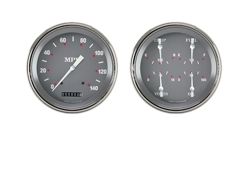 Classic Instruments SG Series 5" Speedo & 5" Quad-GM - SG52SLC