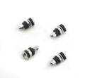 Mr. Gasket Chrome Tire Valve Stems - Shorty with Screw-On Mounting - 1957MRG