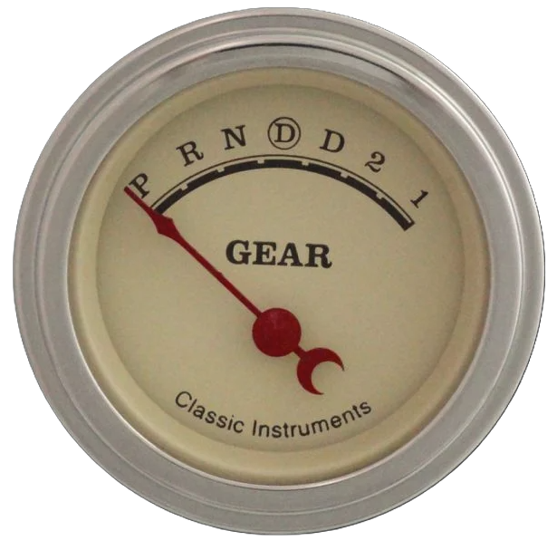 Classic Instruments Vintage 2-1/8" Gear Select W/OD - VT06GLC