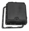 Mr. Gasket Transmission Oil Pan - Black Aluminum - 9797BMRG