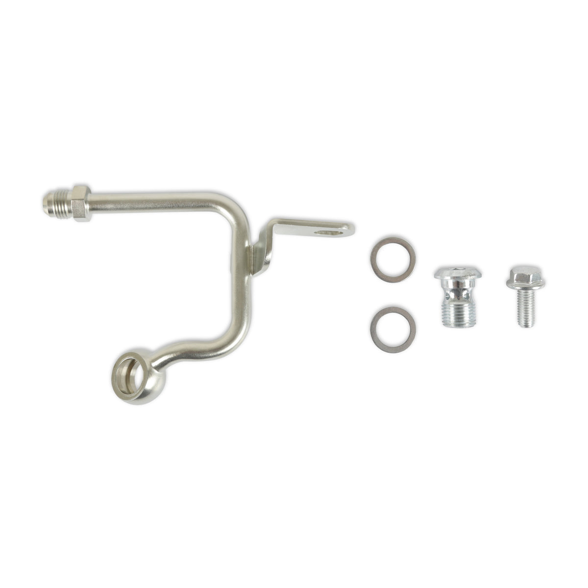 Holley Power Steering Hardline to -6 AN with Hardware - 198-240