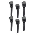 MSD Ignition Coil - Ford EcoBoost - 2.7L / 3.0L V6 - Black - 6-Pack - 826036