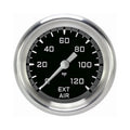 Classic Instruments Autocross Gray 2-5/8" External Air Tempature Gauge - AX399GAPF