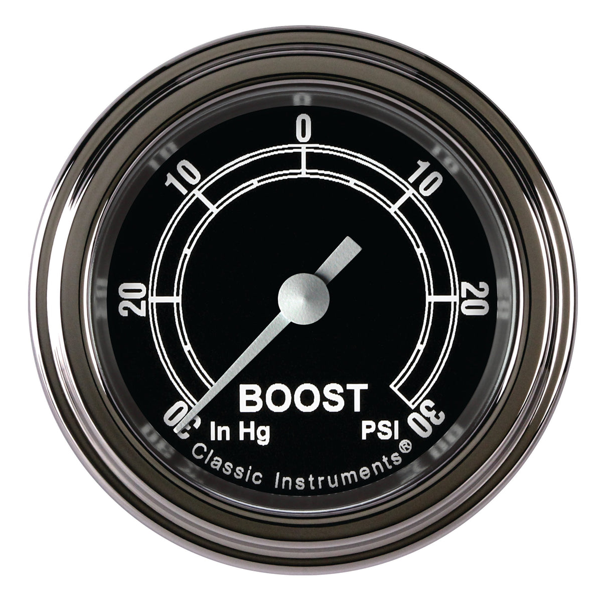 Classic Instruments Traditional 2-1/8" Boost/Vac Gauge - TR141SLF