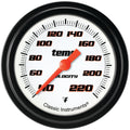 Classic Instruments Velocity White 2-5/8" Stock Eliminator Tempature Gauge - VS329WBLF