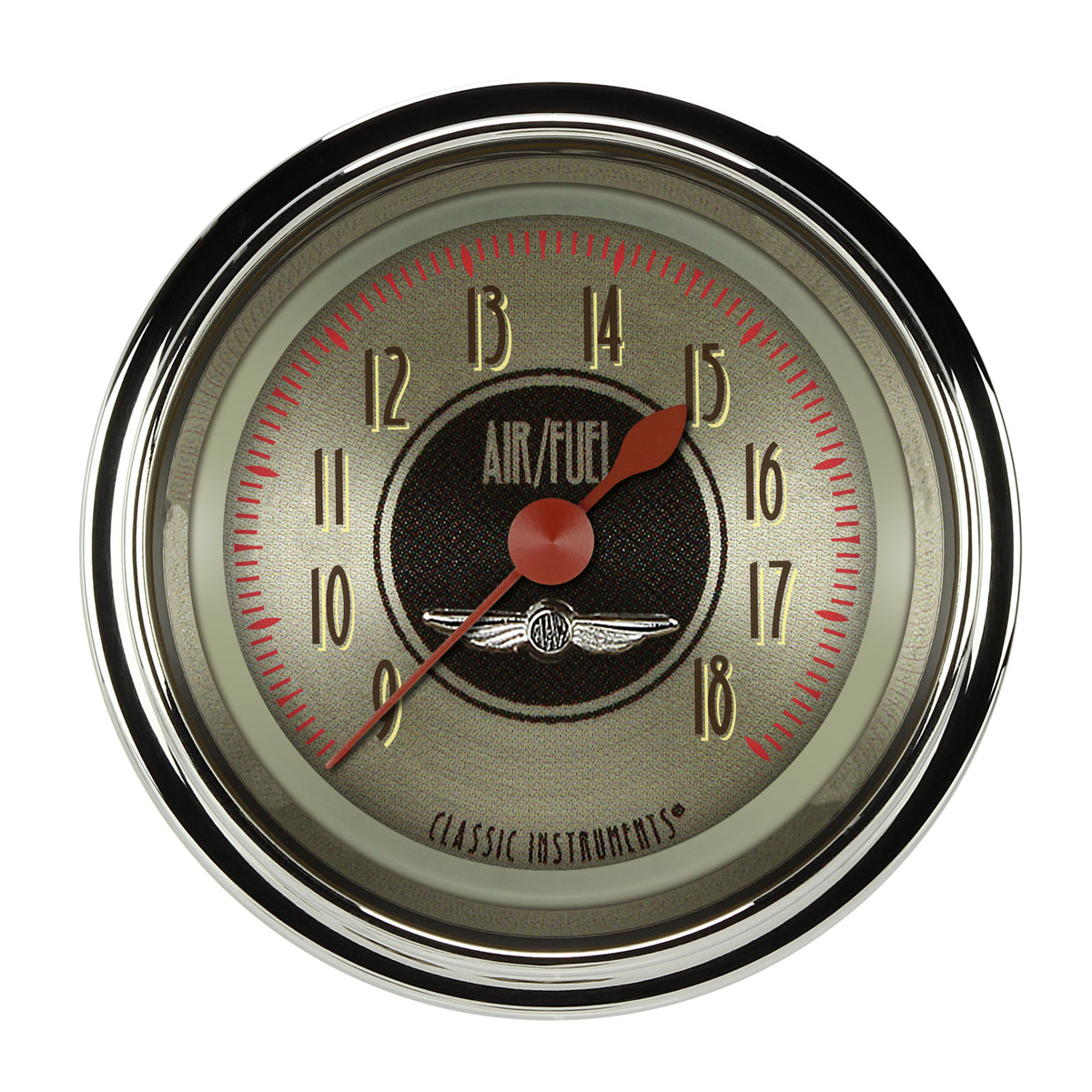 Classic Instruments All American Nickel 2-1/8" Air Fuel Ratio Gauge - AN194SHC