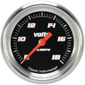 Classic Instruments Velocity Black 2-5/8" Volt Gauge - VS330BAPF