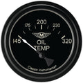 Classic Instruments Moal Bomber 2-5/8" Oil Temperature Gauge - MA228BLF