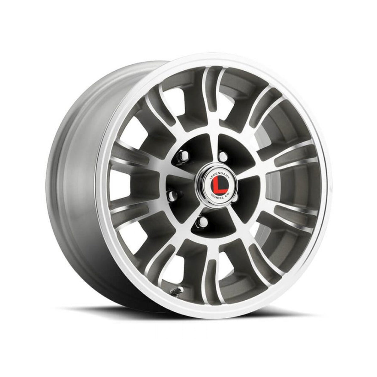 Legendary Wheel GT6 - 15x7 - 5x4.5 - 4.25 BS - Clear Coat/Machined - LW66-50754C