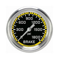 Classic Instruments Autocross Yellow 2-5/8" Brake Pressure Gauge - AX367YAPF