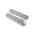 Holley Vintage Series Finned LS Valve Covers, Standard Height - Polished - 241-131