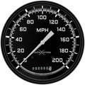Classic Instruments AutoCross Gray 4-5/8" Speedometer Gauge - AX56GBLF