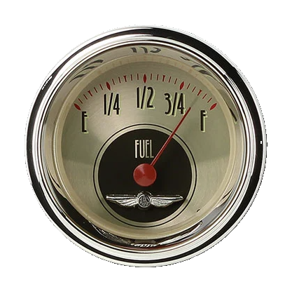 Classic Instruments All American Nickel 2-1/8" Fuel Level Gauge - AN14SHC