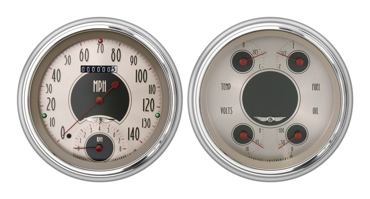 Classic Instruments All American Nickel 51-52 Chevy Car Package LS Sending Unit - CH51AN62-LS