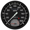 Classic Instruments Autocross Gray 5" Speedtachular Speedometer Gauge - AX50GBLC