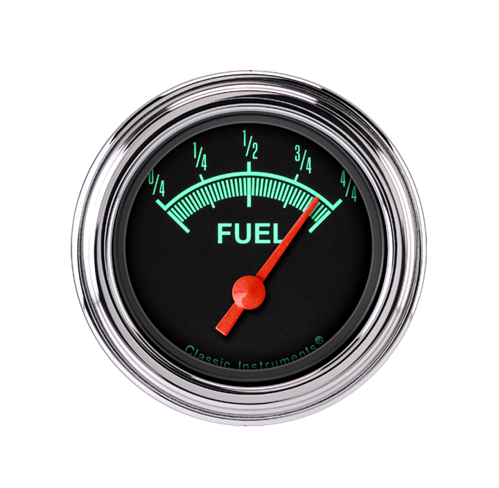 Classic Instruments G/Stock 2-1/8" Fuel Level Gauge - GS09SLF