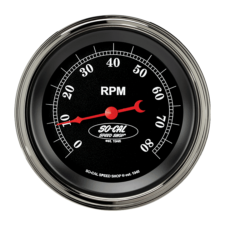 Classic Instruments So-Cal 3-3/8" Tachometer Gauge - SC80SLC