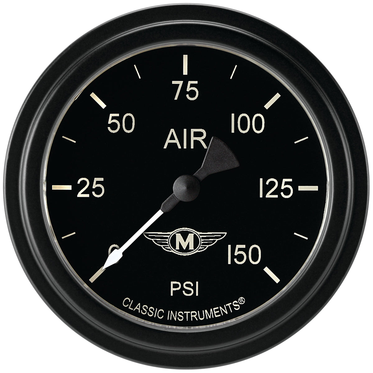 Classic Instruments Moal Bomber 2-5/8" Air Pressure Gauge - MA318BLF