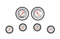 Classic Instruments Velocity White Six Gauge Set - VS101WBLF