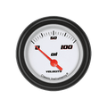 Classic Instruments Velocity White 2-1/8" Oil Pressure - VS81WBLF