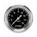 Classic Instruments Autocross Gray 2-5/8" Exhaust Gas Tempature Gauge - AX398GAPF