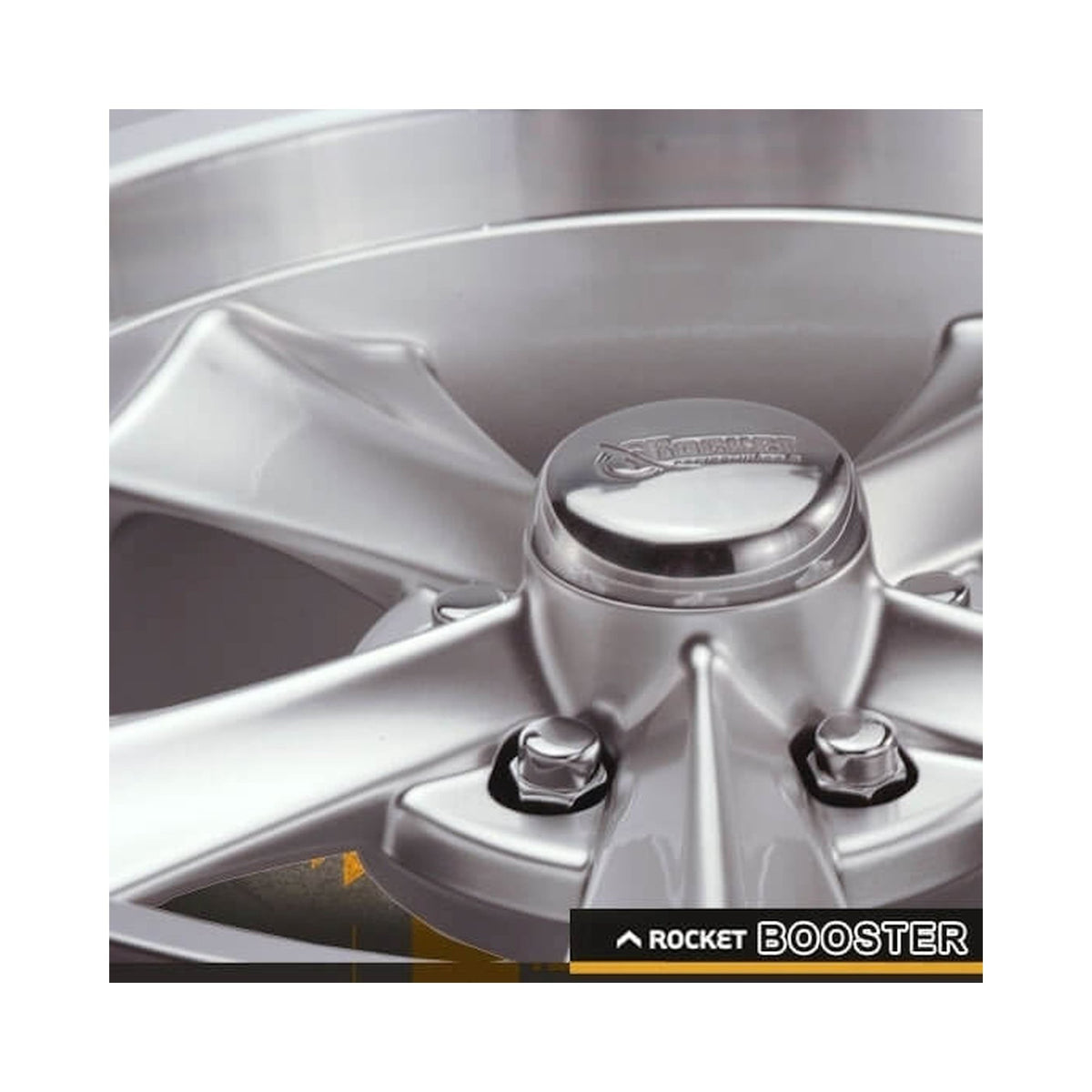 Rocket Racing Wheels Dome Center Cap - Polished Finish - RC1-01501