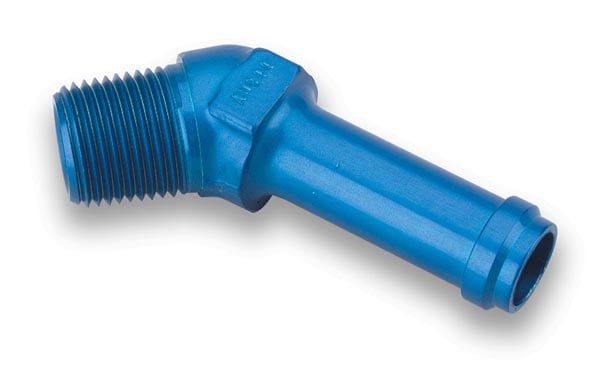 Earl’s 45 Degree 1/2" Hose to 3/8" NPT Male Elbow - 984408ERL