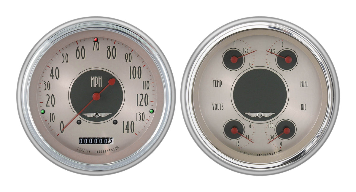 Classic Instruments All American Nickel 51-52 Chevy Car Package LS Sending Unit - CH51AN52-LS