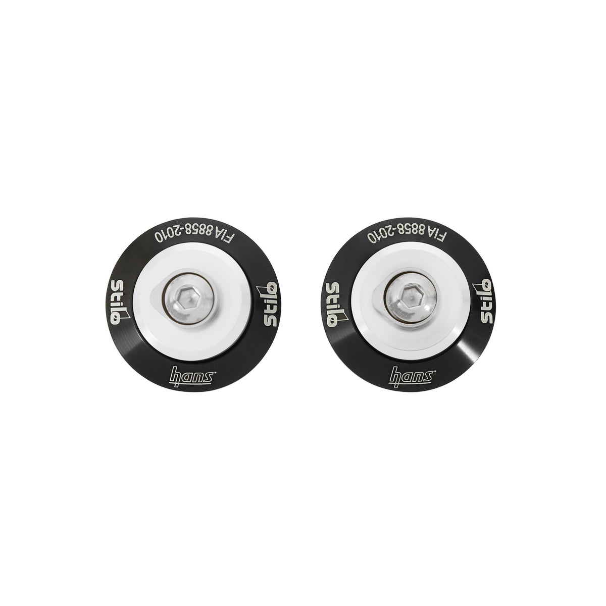 HANS Stilo AK113111K-STILO Stilo Helmet Anchor Attachment- Black - Pair - AK113111K-STILO