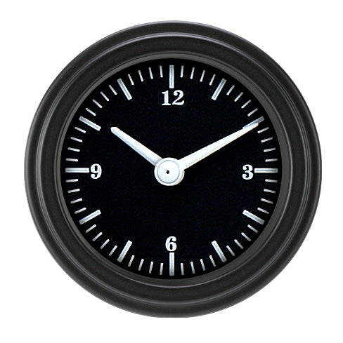 Classic Instruments Hot Rod 2-1/8" Clock W/Reset - HR90BLF